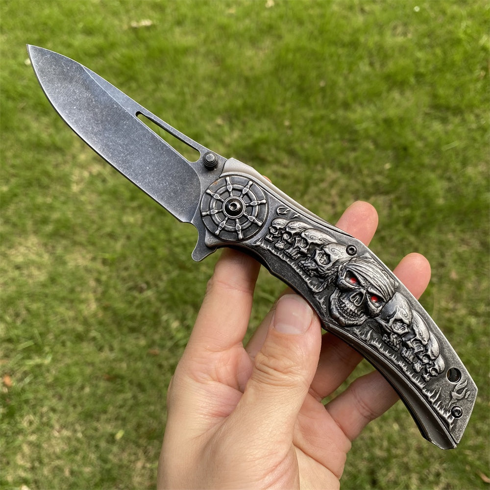 Ultimate 3D Relief Sculpture Folding Knife Collection