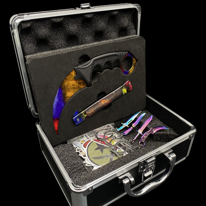 CSGO Mystery Box IRL Rare Skin Knife High End Aluminum Alloy Gift Box