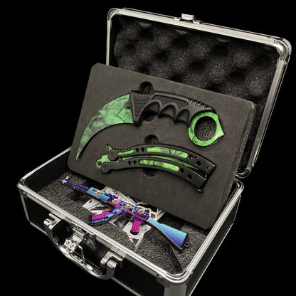 CSGO Mystery Box IRL Rare Skin Knife High End Aluminum Alloy Gift Box