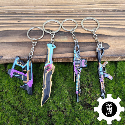 Glitchpop Skin Weapon Keychain Backpack Decor Gamer Gift 4 In 1 Pack