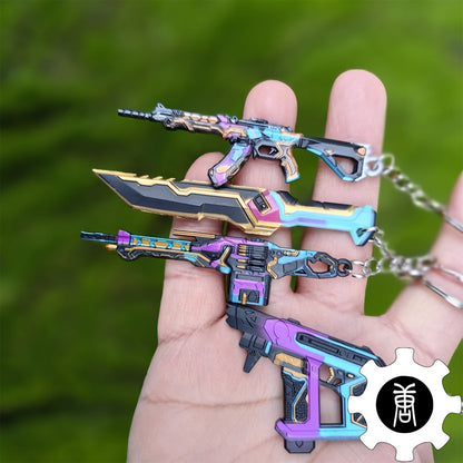 Glitchpop Skin Weapon Keychain Backpack Decor Gamer Gift 4 In 1 Pack