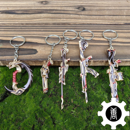 Imperium Skin Weapon Pendant Obsidian Keychain 5 In 1 Pack