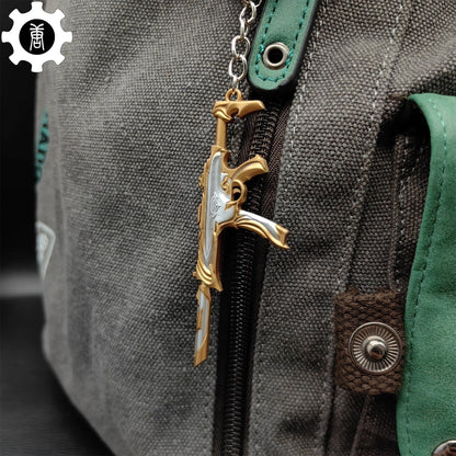 Metal Forsaken Spectre Gun Tiny KeyChain Pendant