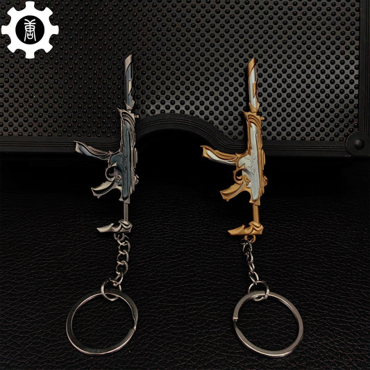 Metal Forsaken Spectre Gun Tiny KeyChain Pendant