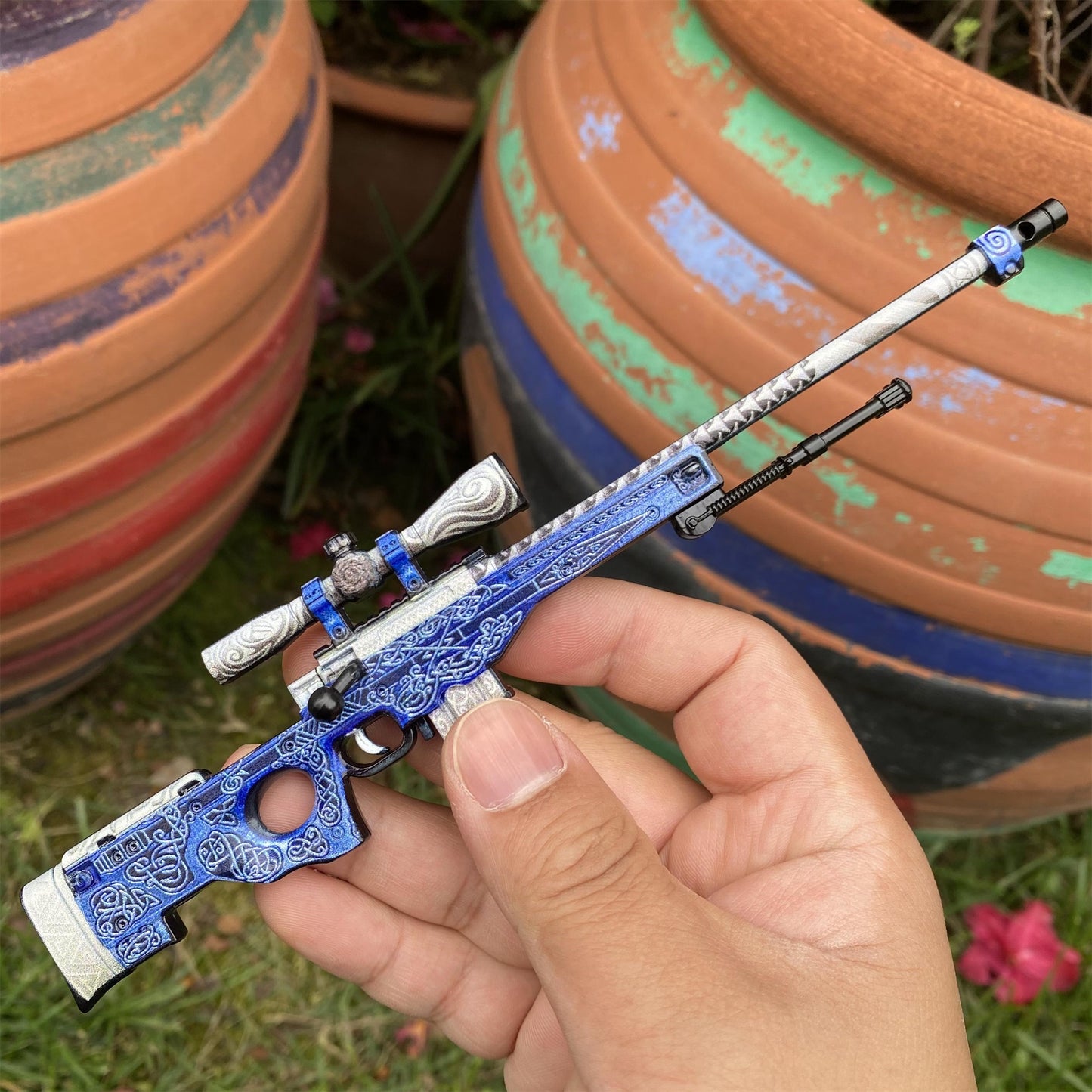 Metal CS Dragon Lore & Gungnir AWP Miniature