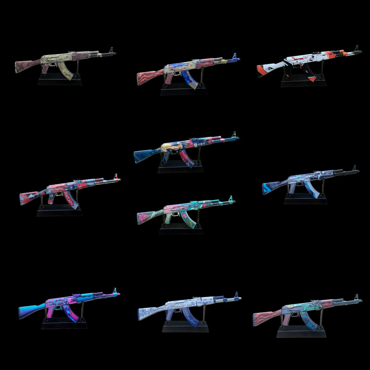 CS AK-47 Hot Skin Gun Miniature Collection