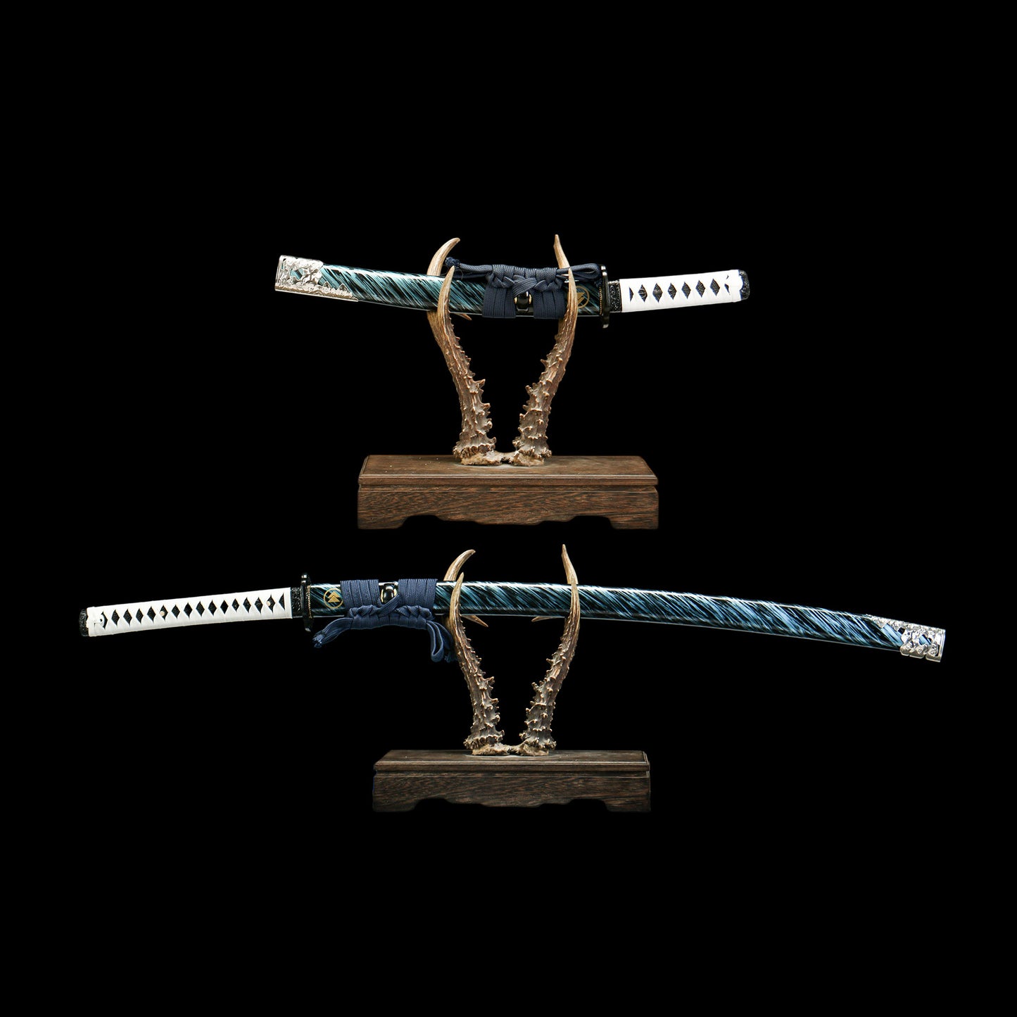 T10 Ghost Wolf Lord Jin Sakai Katana Tanto 2 in 1 Set