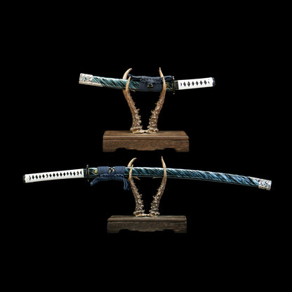 T10 Ghost Wolf Lord Jin Sakai Katana Tanto 2 in 1 Set