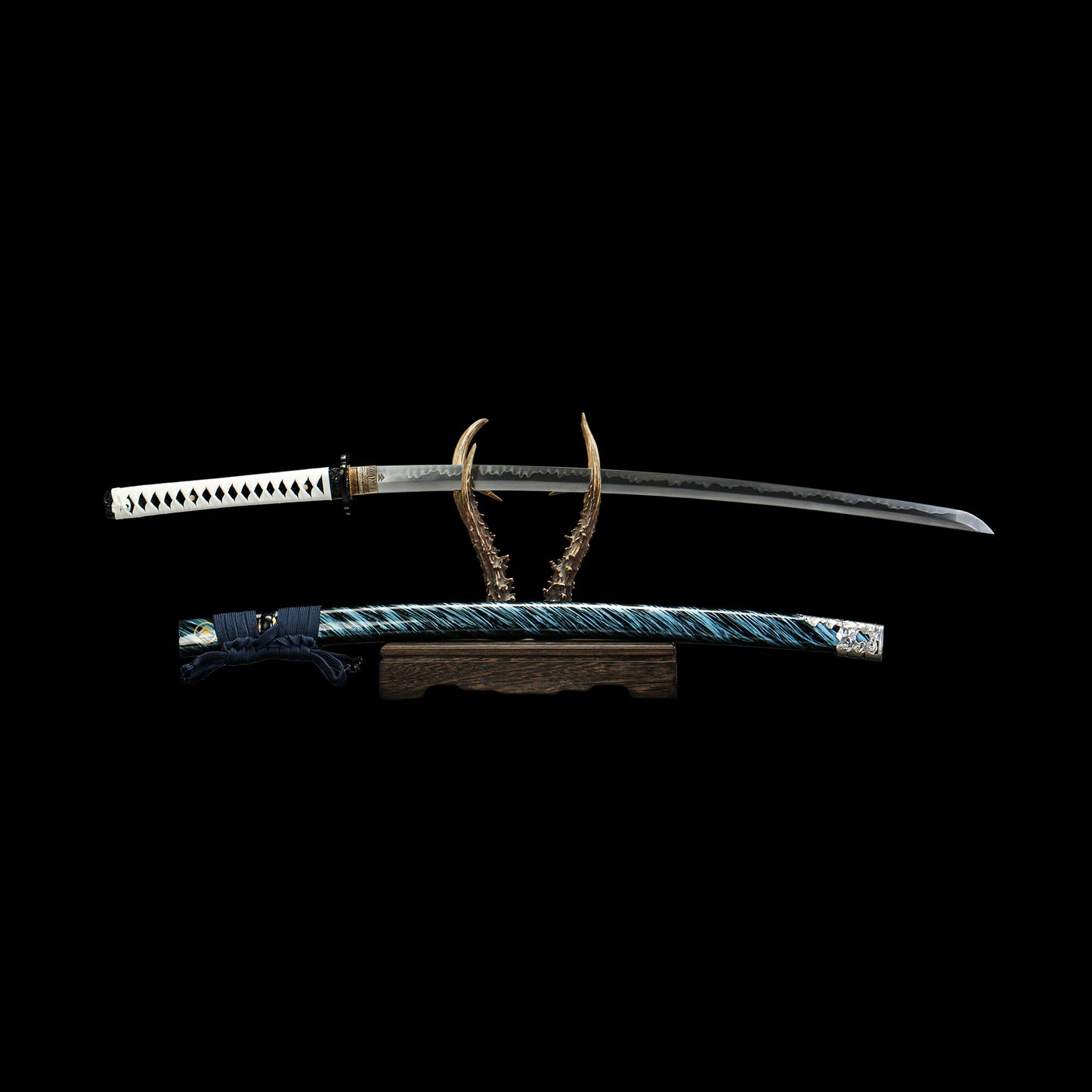 T10 Ghost Wolf Lord Jin Sakai Katana Tanto 2 in 1 Set