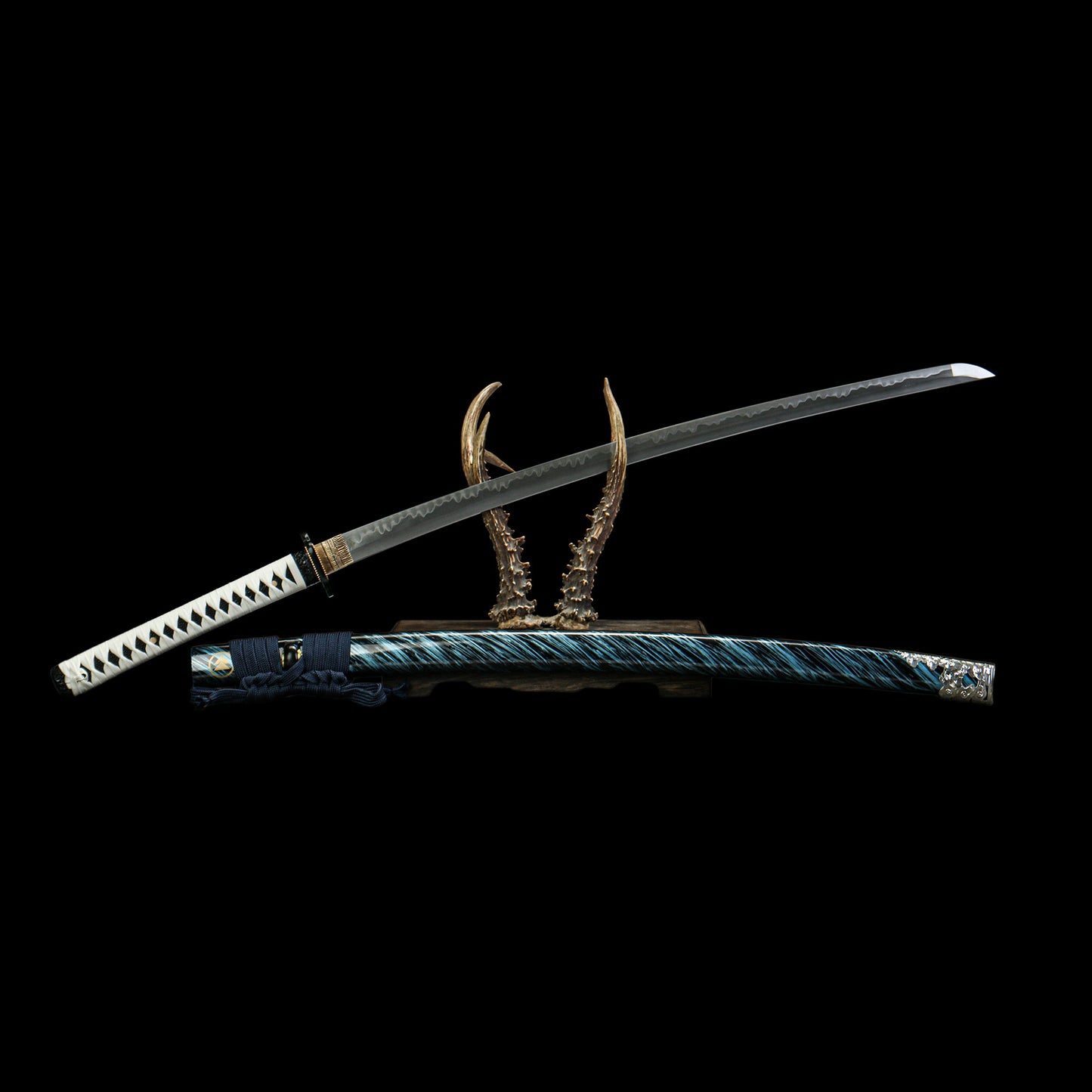 T10 Ghost Wolf Lord Jin Sakai Katana Tanto 2 in 1 Set