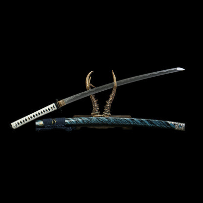 T10 Ghost Wolf Lord Jin Sakai Katana Tanto 2 in 1 Set