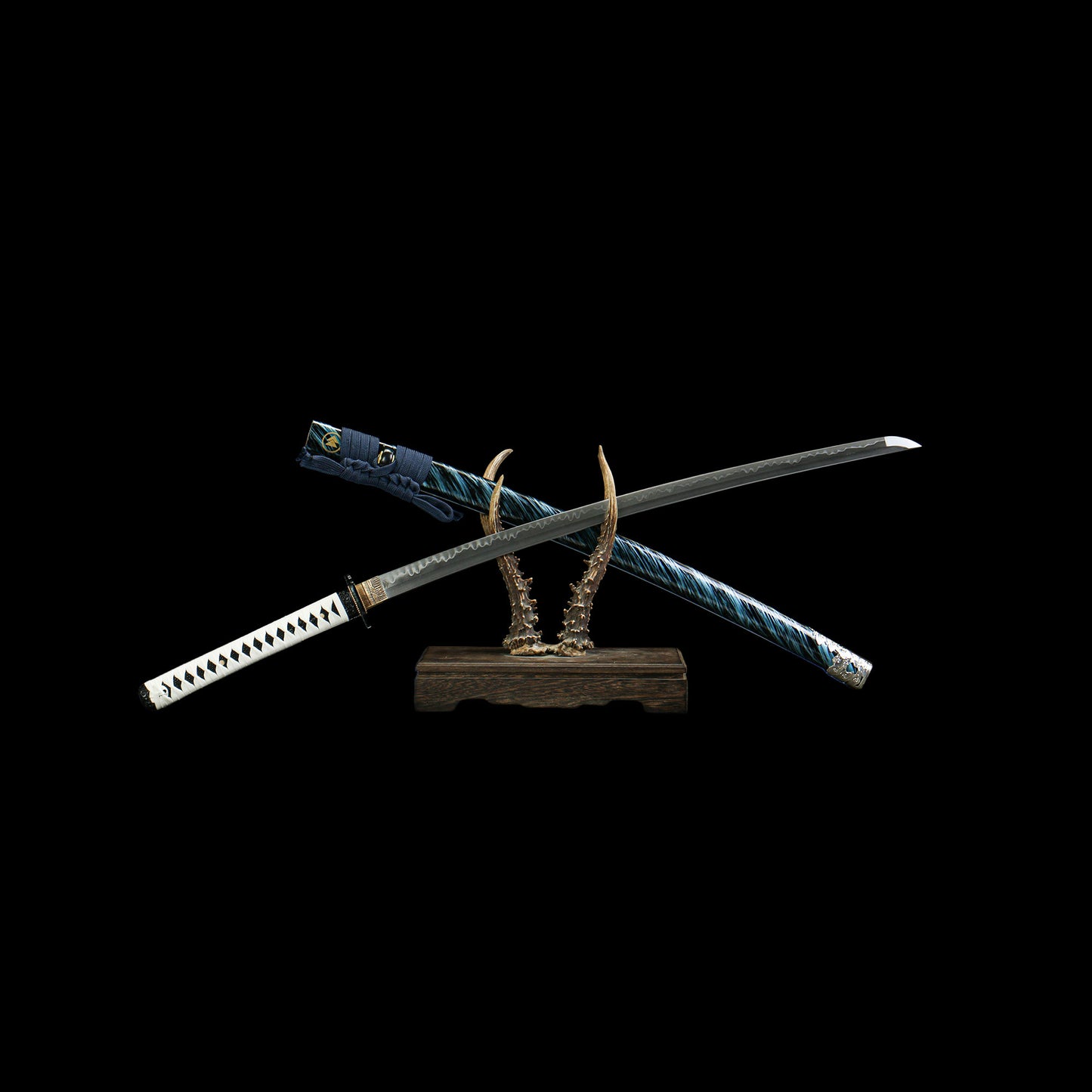 T10 Ghost Wolf Lord Jin Sakai Katana Tanto 2 in 1 Set