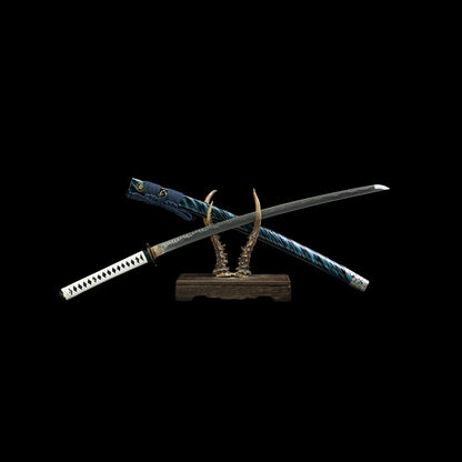 T10 Ghost Wolf Lord Jin Sakai Katana Tanto 2 in 1 Set