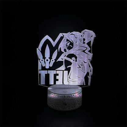 Customized Val Characters 3D Night Lamp
