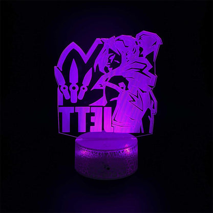 Customized Val Characters 3D Night Lamp