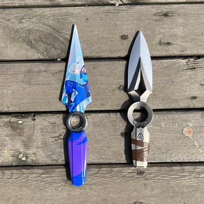Jett Go Volume No 1 Knife Jett Kunai  2 In 1 Pack Best Jett Main Gamer Gift