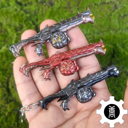 Elderflame Judge Skin Gun Keychain Backpack Decor Cool Gift 3 In 1 Pack