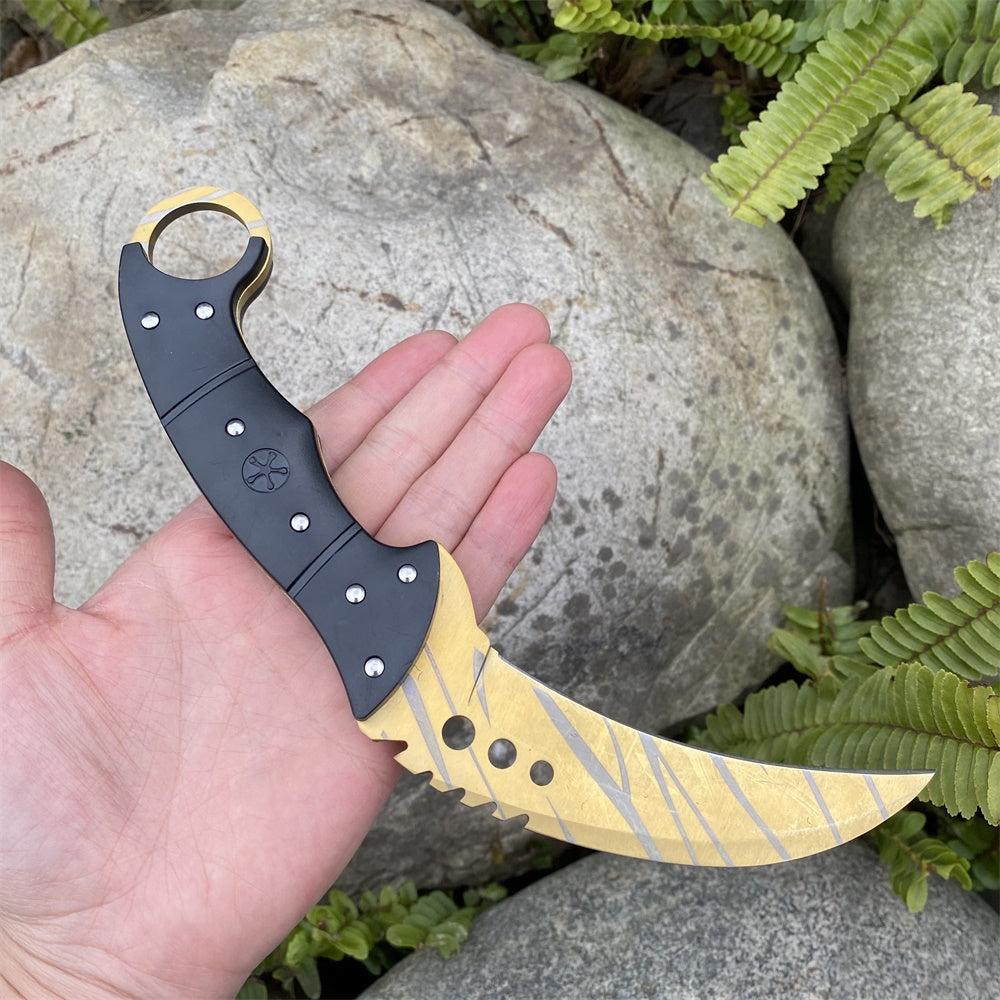 Karambit Sharp Blade Outdoor Tactical Talon Knife – Leones