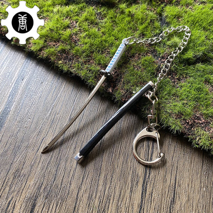 Japanese Anime Katana Tiny Metal Keychains
