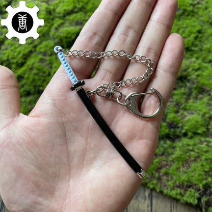 Japanese Anime Katana Tiny Metal Keychains