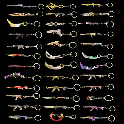 Metal Val Tiny Keychain Pendant Set