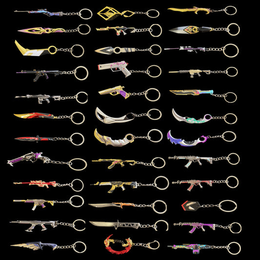 Metal Val Tiny Keychain Pendant Set