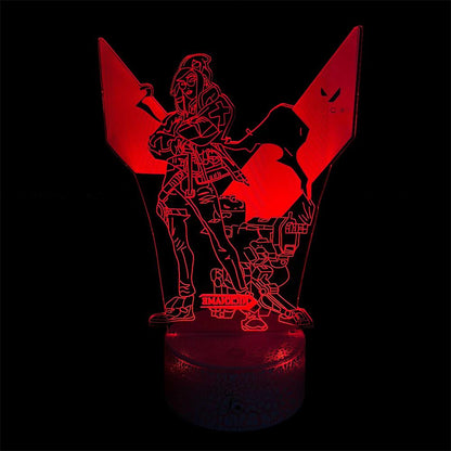 Customized Val Characters 3D Night Lamp