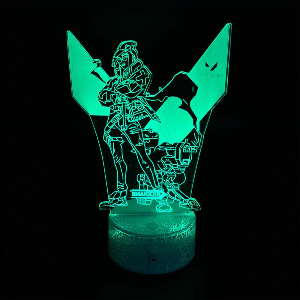Customized Val Characters 3D Night Lamp