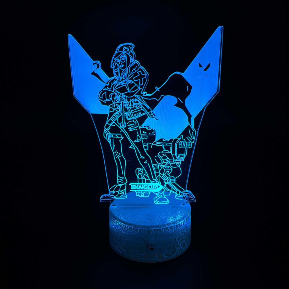 Customized Val Characters 3D Night Lamp