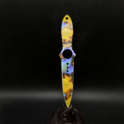 Metal Skeleton Knife Stainless Blunt Blade 20cm/7.8''