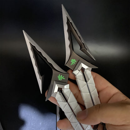 Metal Kuronami no Yaiba Life Size Kuronami Kunai Replica - Dull Blade Collectibles