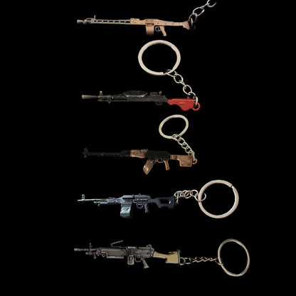 5 in 1 World Famous Machine Gun Keychain