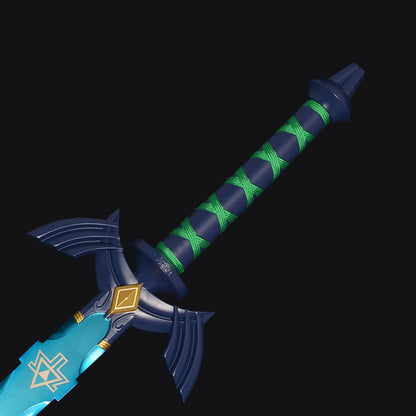 Link Master Sword Blue Blade Metal Replica Cosplay Prop