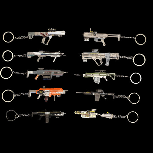 HD2 Gun Keychain Fantastic Charm 10 in 1 Pack