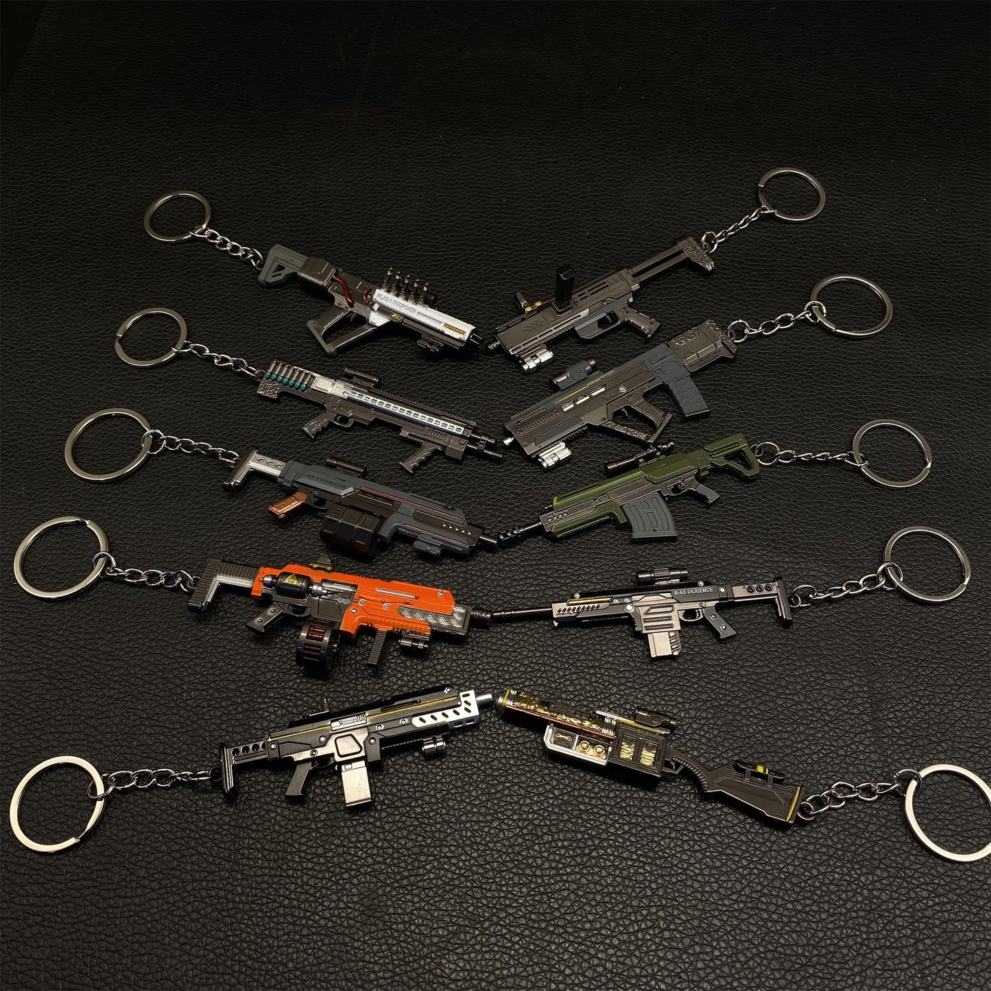 HD2 Gun Keychain Fantastic Charm 10 in 1 Pack