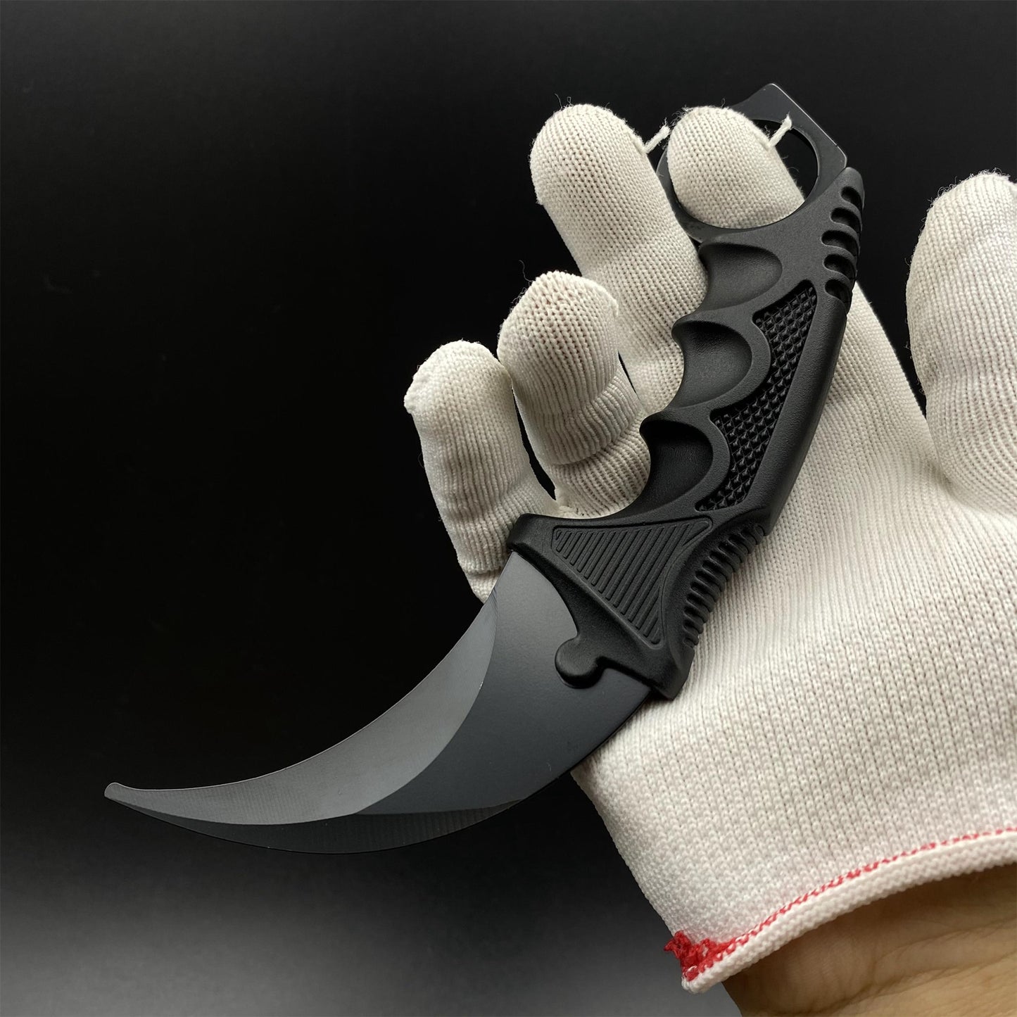 Game Karambit Night Skin Replica Dull Blade Trainer Knife For Display