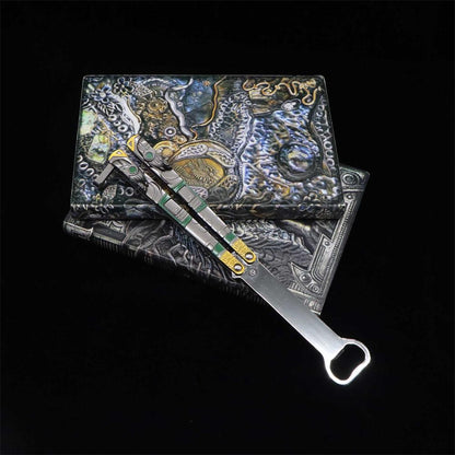 Metal Octane Balisong Bottle Opener