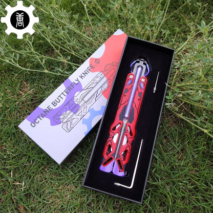 Octane Heirloom Recolor Replica-Octane Balisong Prototype Prop