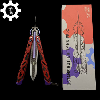 Octane Heirloom Recolor Replica-Octane Balisong Prototype Prop