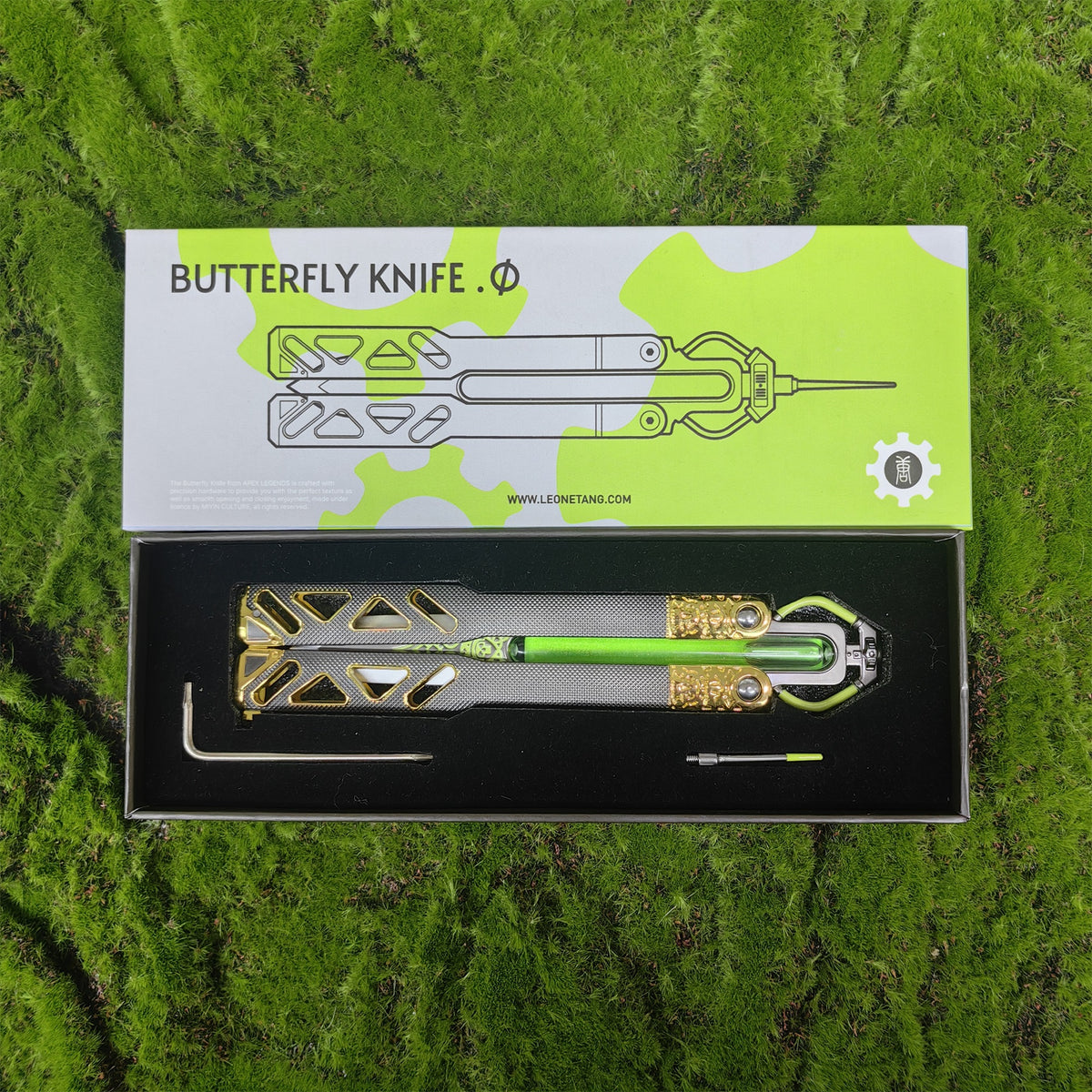 Octane Heirloom Real Liquid Tube Craft Balisong Metal Replica V3 ...