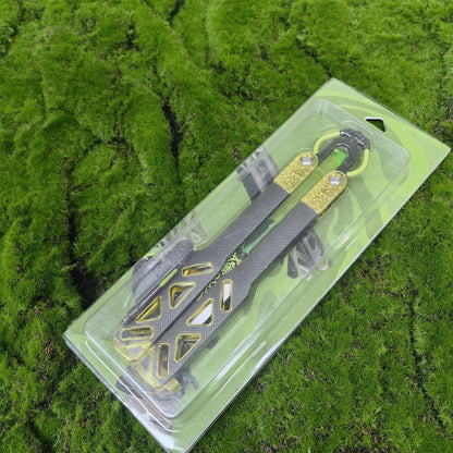Octane Heirloom V3 Real Liquid Tube Octane Balisong Metal Replica