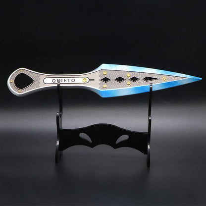 2-Layer Plastic Dagger Balisong Small Swords Display Stand 3 In 1 Pack