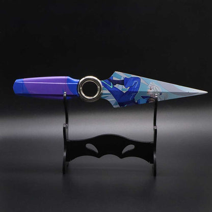 2-Layer Plastic Dagger Balisong Small Swords Display Stand 3 In 1 Pack