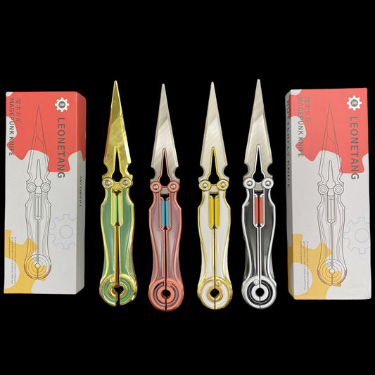 Metal Magepunk 3.0 Sparkswitch Knife Dull Blade Replica For Display