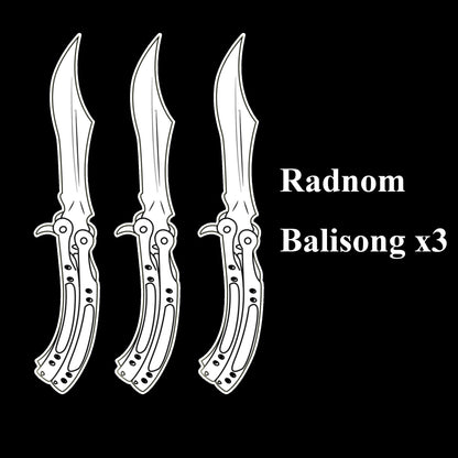 CS Butterfly Knife Balisong Trainers Blunt Blade Mystery Prize