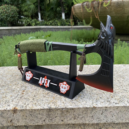 Full-Size New Raven Bite Axe Bloodhound Heirloom 100% Metal With Real Rope Wrapped Handle