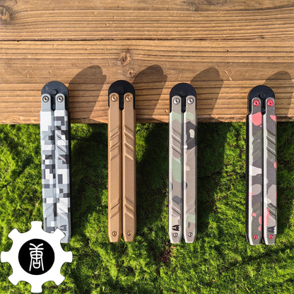IRL Recon Knife Blunt Blade BalisongTrainer