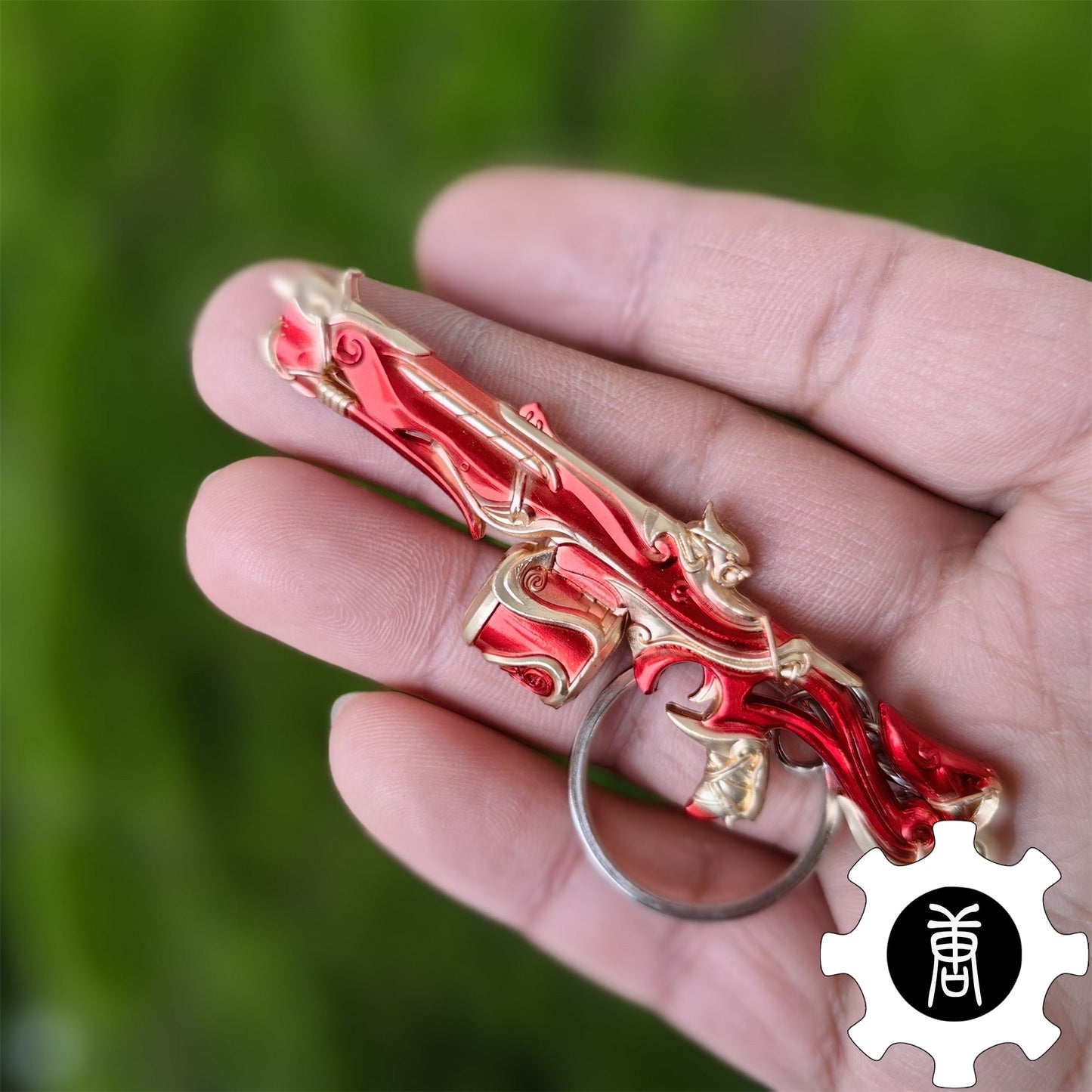 Key Chain Ruby Imperium Skin Ruby Gun Keychain Backpack Decor – Leones Marvelous Items