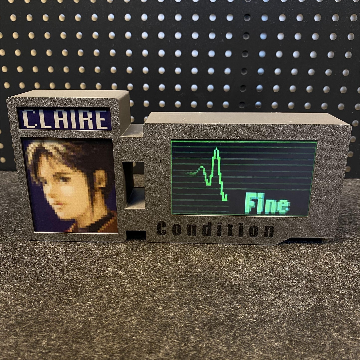 3D Printed RE Series Classical Game Character Health Condition Bar Status Screen