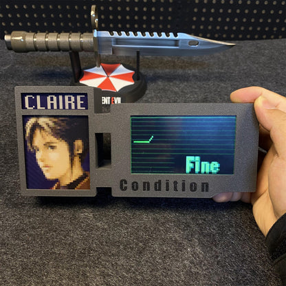 3D Printed RE Series Classical Game Character Health Condition Bar Status Screen
